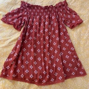 Off the shoulder top